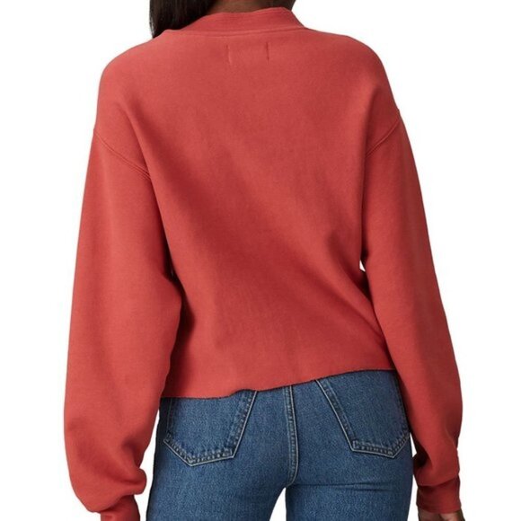 Current/Elliott THE BLOOM SWEATSHIRT CINNAMON Size XS NWT - Picture 5 of 6